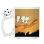 Кружка с футбольным мячиком