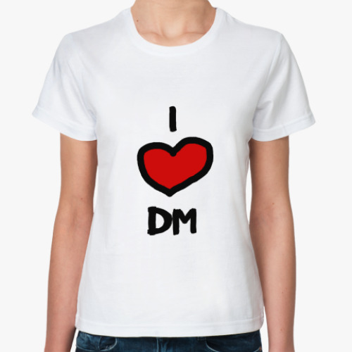 Классическая футболка с принтом  Depeche Mode