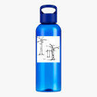 Прозрачная спортивная бутылка