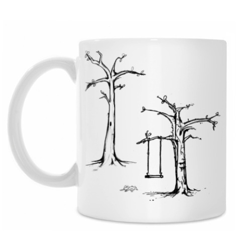 Кружка с принтом Trees