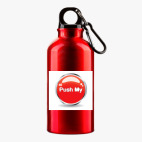 Металлическая бутылка 400 мл UV-DTF