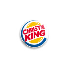 Значок 25 мм Christ is the King