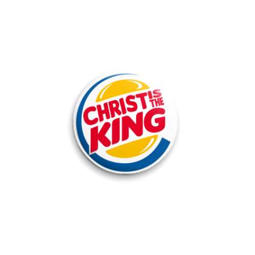 Значок 25мм с принтом Christ is the King