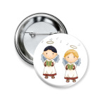 Значок 50 мм   Ангелочки