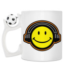 Кружка с футбольным мячиком