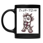 Кружка цветная UV-DTF