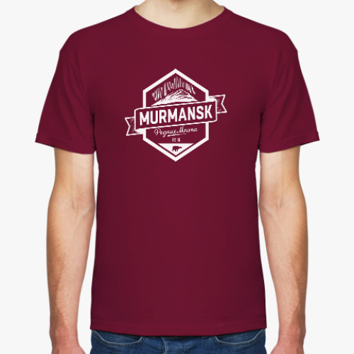 Футболка с принтом Мурманск
