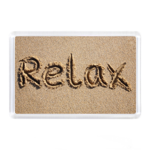 Магнит с принтом Relax!