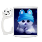 Кружка с футбольным мячиком