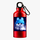 Металлическая бутылка 400 мл UV-DTF