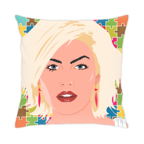 Подушка с принтом Sexy Woman