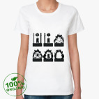 Женская футболка органик