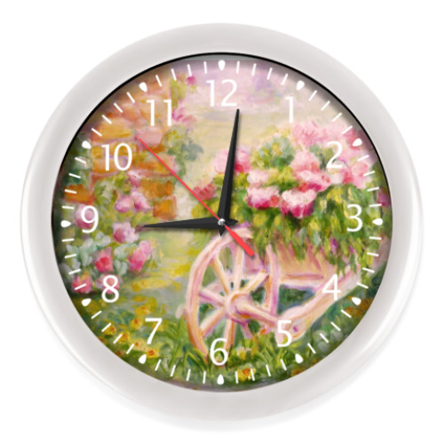 Настенные часы с принтом Мгновение