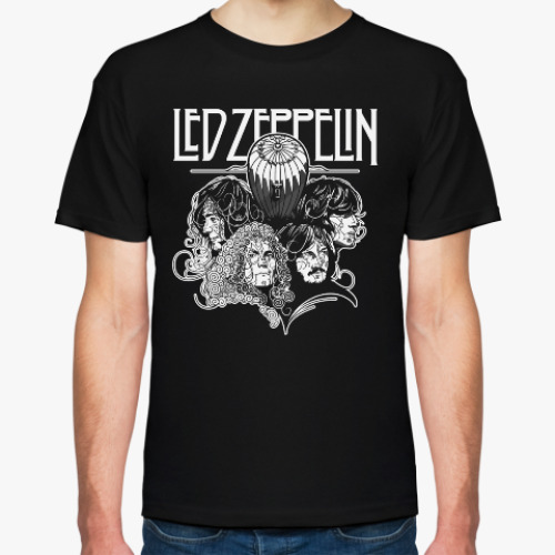 Футболка с принтом Led Zeppelin