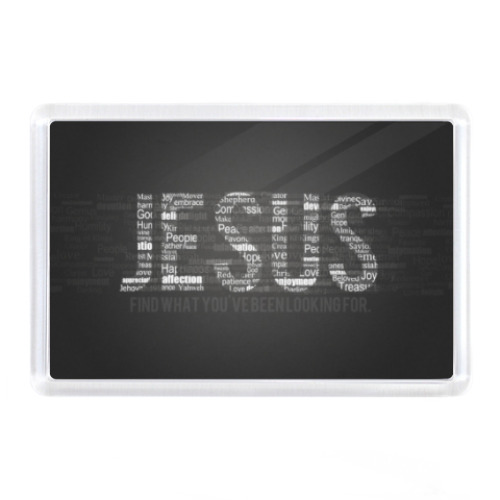 Магнит с принтом Jesus