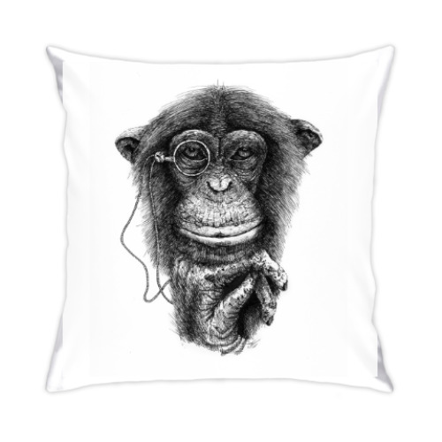 Подушка с принтом Monkey
