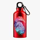 Металлическая бутылка 400 мл UV-DTF