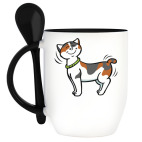 Кружка с ложкой