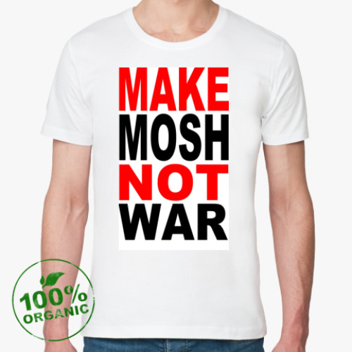 Футболка из органик-хлопка с принтом  Mosh