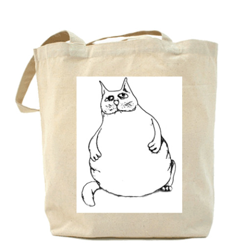 Сумка шоппер с принтом Холщовая сумка шоппер