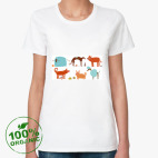 Женская футболка органик