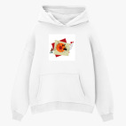 Толстовка худи оверсайз