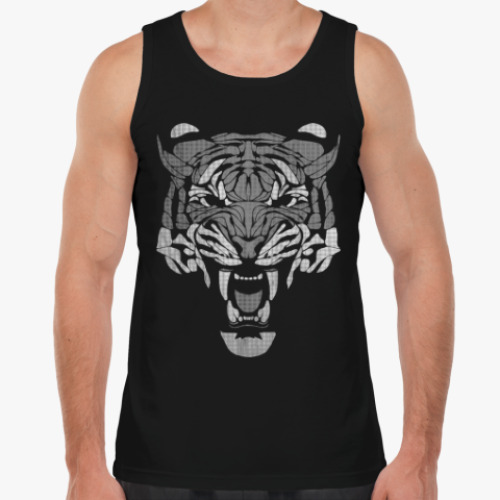 Майка с принтом Тигр