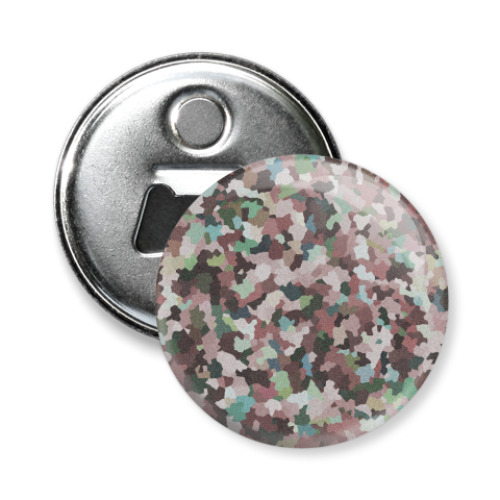 Магнит-открывашка с принтом Кристаллики