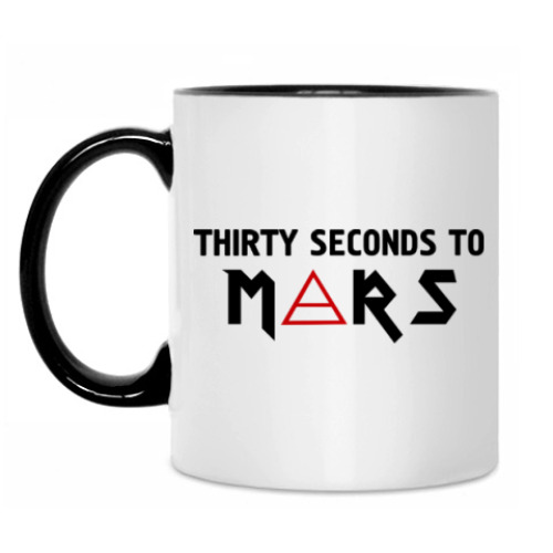 Кружка с принтом Thirty seconds to mars