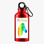 Металлическая бутылка 400 мл UV-DTF