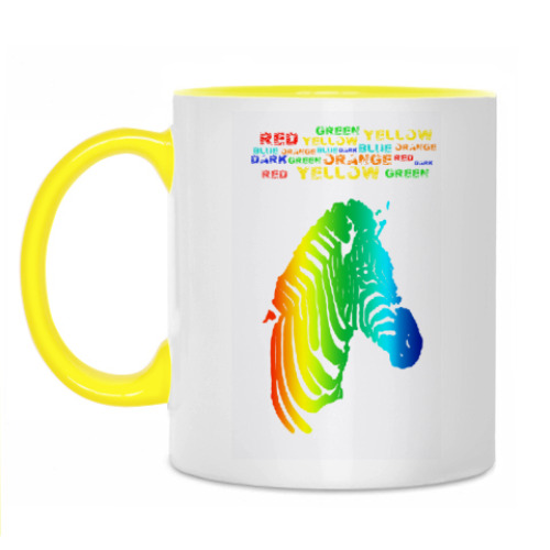 Кружка с принтом Colour dreams