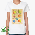 Женская футболка органик