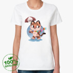 Женская футболка органик