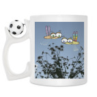 Кружка с футбольным мячиком