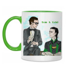 Двухцветная кружка Loki