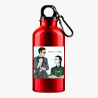 Металлическая бутылка 400 мл UV-DTF