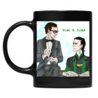 Кружка цветная UV-DTF