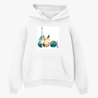 Толстовка худи оверсайз