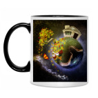 Кружка двухцветная