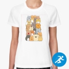 Женская спортивная футболка