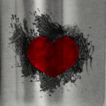 Сердце в краске