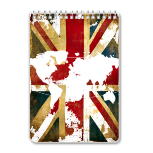 Блокнот с принтом Британия