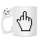 Кружка с футбольным мячиком