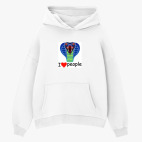 Толстовка худи оверсайз