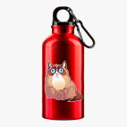 Металлическая бутылка 400 мл UV-DTF