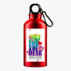 Металлическая бутылка 400 мл UV-DTF