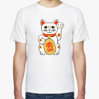 Классическая футболка Lucky Cat