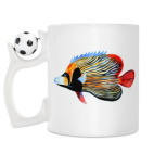 Кружка с футбольным мячиком