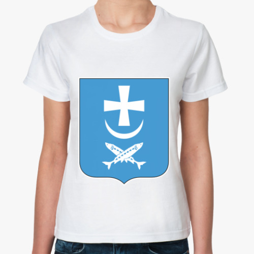 Классическая футболка с принтом Герб