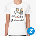 Женская спортивная футболка